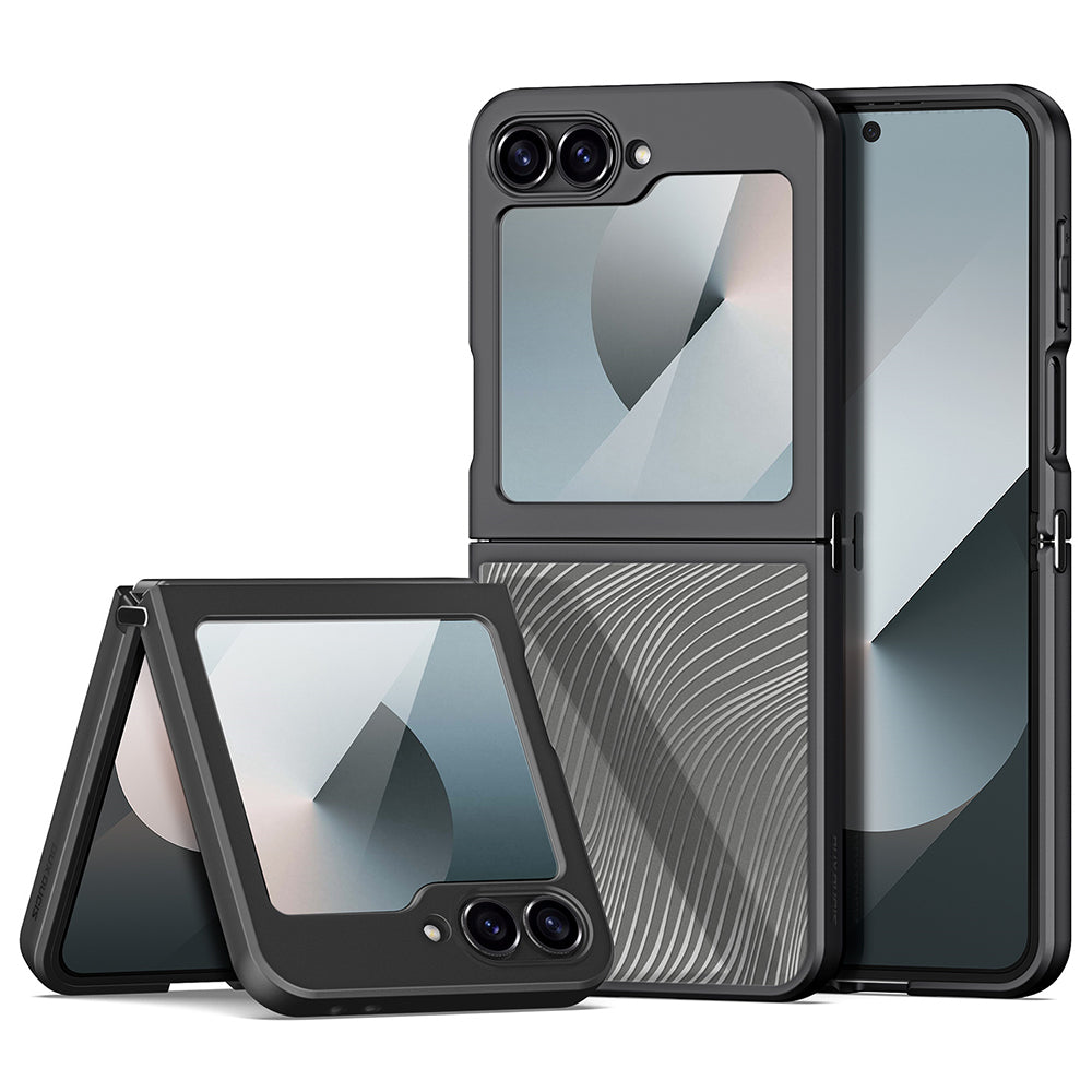 Husa de protectie Dux Ducis Aimo Series compatibil cu Samsung Galaxy Z Flip6, Negru