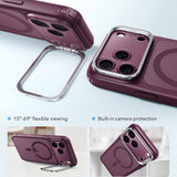 Husa de protectie ESR Classic Hybrid compatibil cu iPhone 17 Pro / iPhone 18 Pro, Bordo