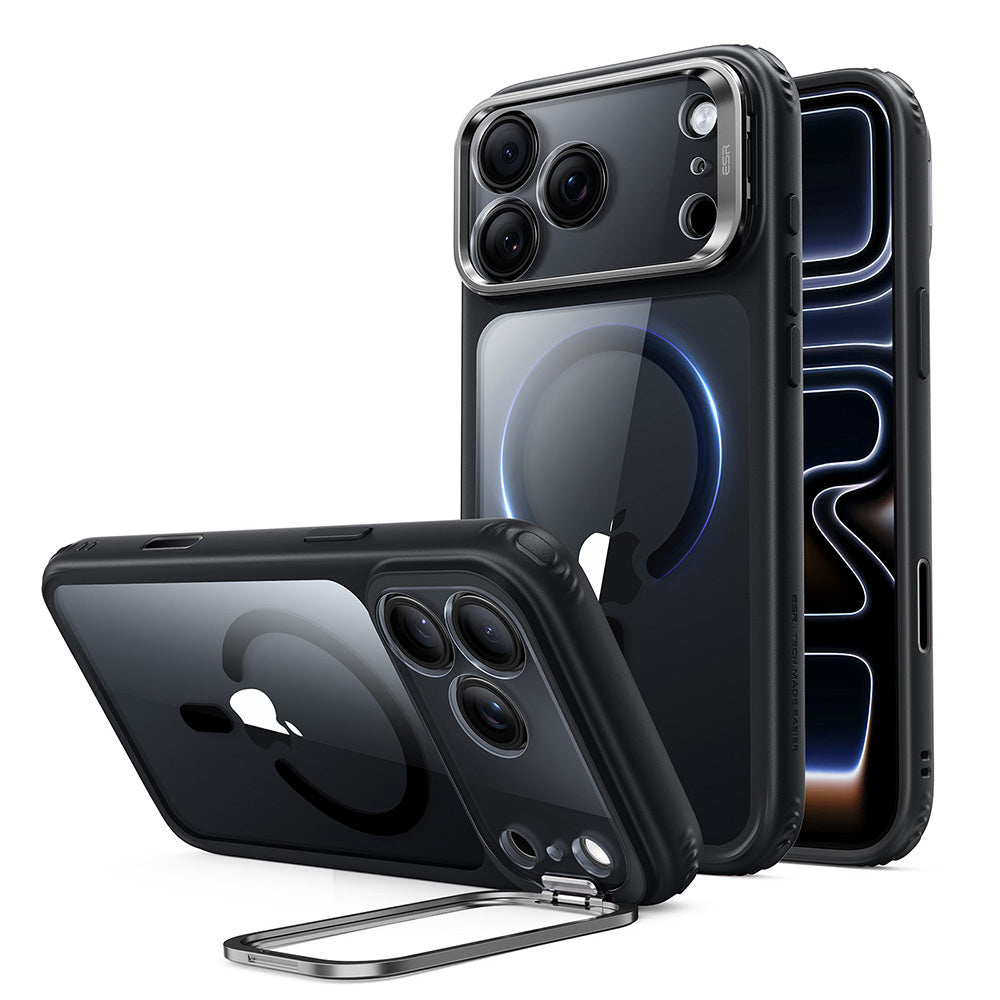 Husa de protectie ESR Classic Hybrid compatibil cu iPhone 17 Pro / iPhone 18 Pro, Negru Transparent