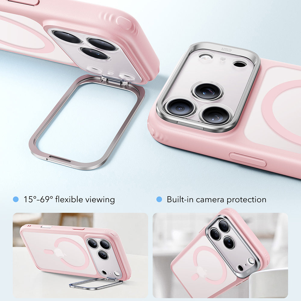 Husa de protectie ESR Classic Hybrid compatibil cu iPhone 17 Pro Max / iPhone 18 Pro Max, Roz