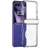 Husa de protectie Dux Ducis Clin Magnetic Series compatibil cu Motorola Razr 70 / Razr 60 / Razr 50, Transparent