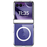 Husa de protectie Dux Ducis Clin Magnetic Series compatibil cu Motorola Razr 70 / Razr 60 / Razr 50, Transparent