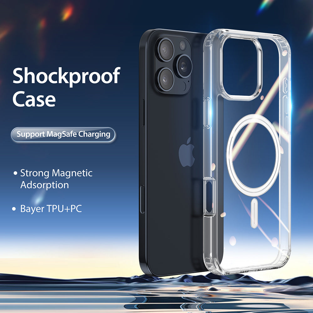 Husa de protectie Dux Ducis Clin MagSafe compatibil cu iPhone 16 Pro, Transparent