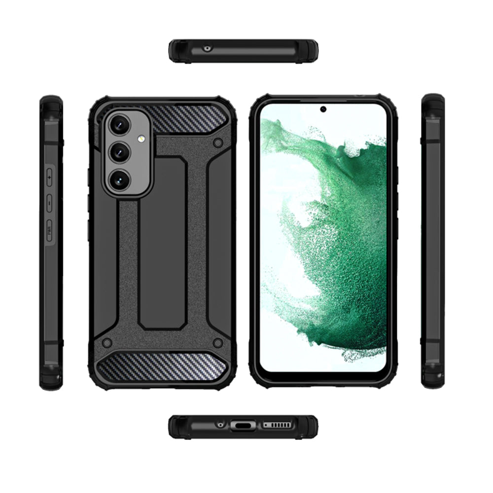 Husa de protectie Techsuit Hybrid Armor compatibil cu Samsung Galaxy A54, Negru