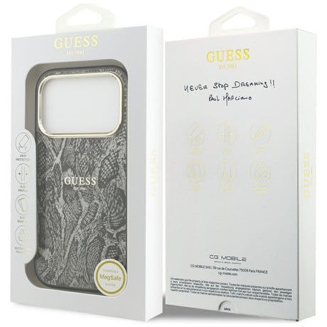 Husa de protectie Guess compatibil cu iPhone 18 Pro / iPhone 17 Pro, Negru
