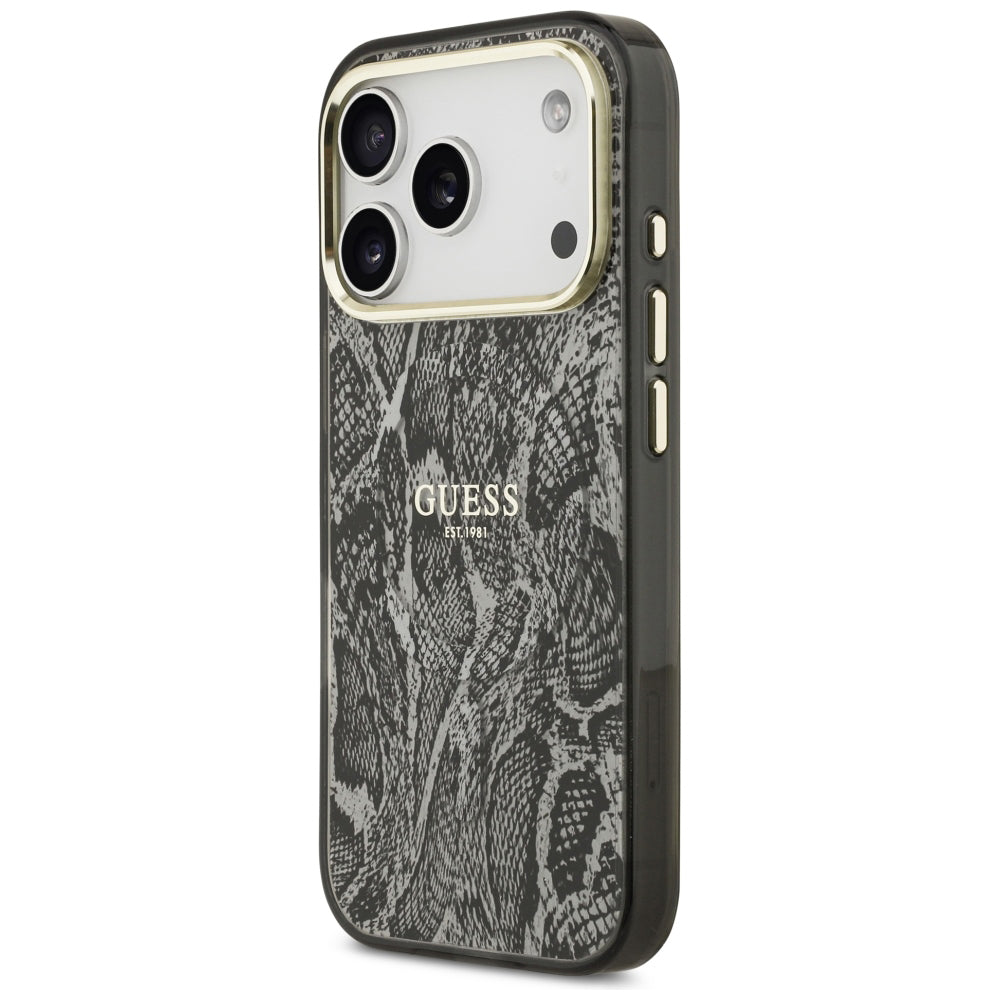 Husa de protectie Guess compatibil cu iPhone 18 Pro / iPhone 17 Pro, Negru