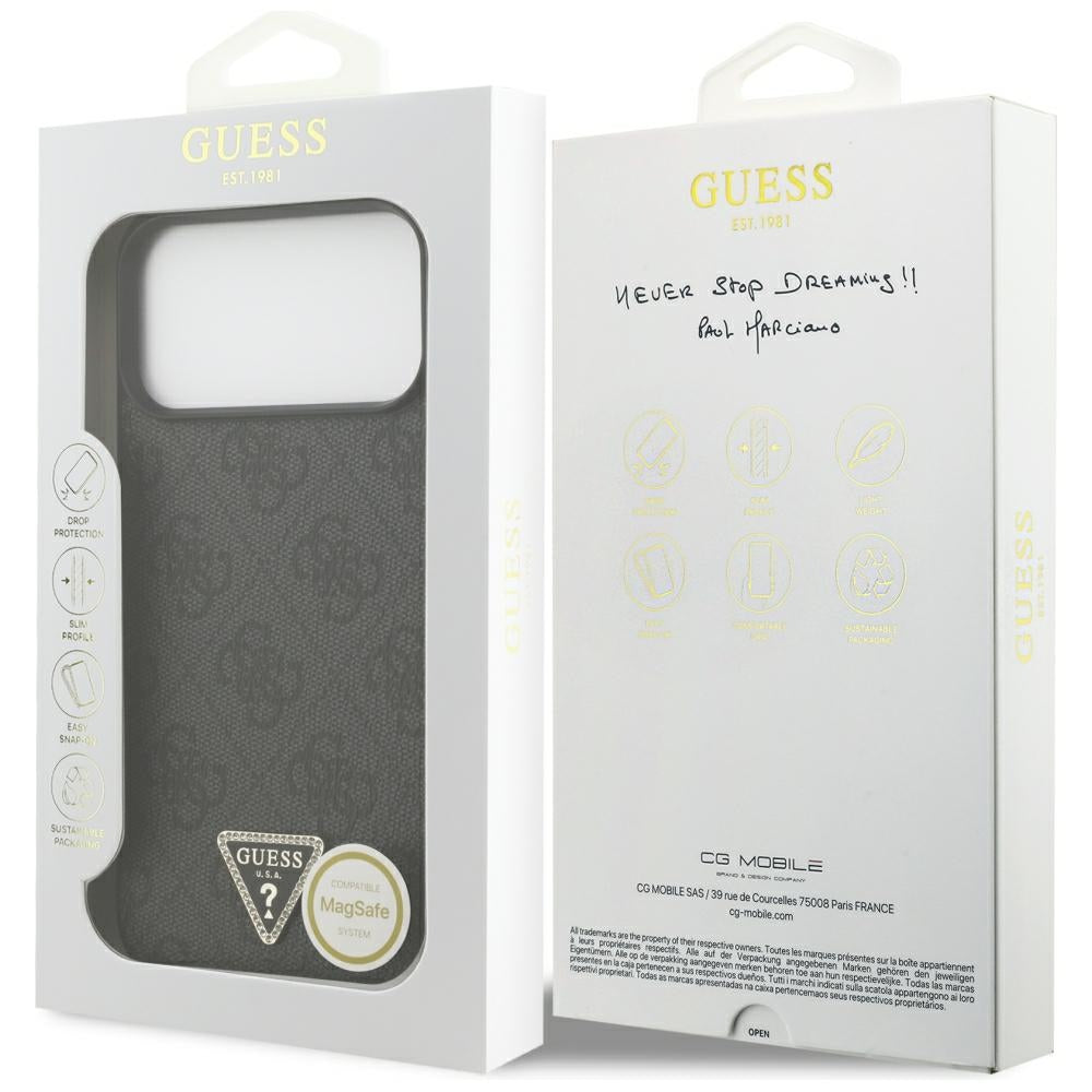 Husa de protectie Guess compatibil cu iPhone 17 Pro Max / iPhone 18 Pro Max, Negru