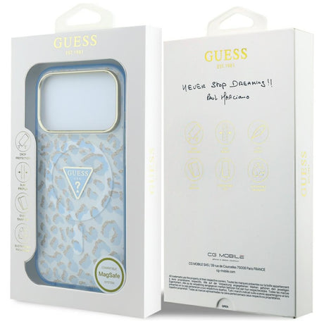 Husa de protectie Guess compatibil cu iPhone 18 Pro / iPhone 17 Pro, Albastru