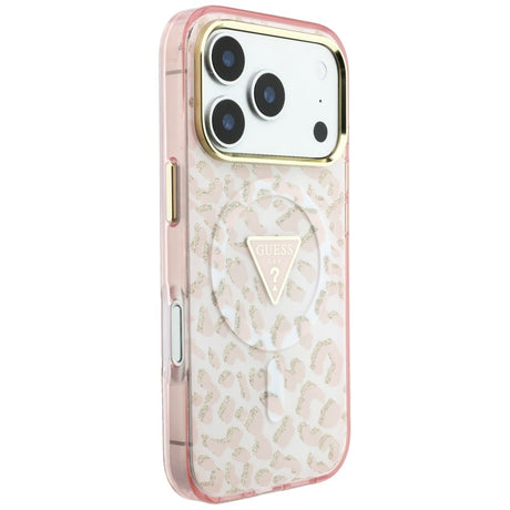 Husa de protectie Guess compatibil cu iPhone 18 Pro / iPhone 17 Pro, Roz