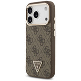 Husa de protectie Guess Hardcase 4G compatibil cu iPhone 18 Pro / iPhone 17 Pro, Maro