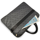Geanta pentru Laptop 16", Unisex, Ajustabila - Guess 4G Round Classic Logo Stripe (GUCB166PG4S4RK) - Black