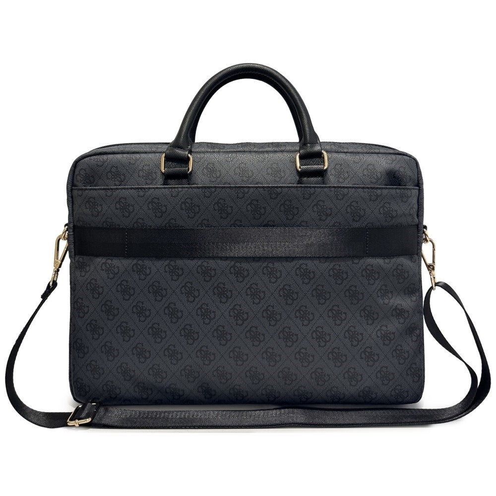 Geanta pentru Laptop 16", Unisex, Ajustabila - Guess 4G Round Classic Logo Stripe (GUCB166PG4S4RK) - Black