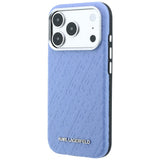Husa de protectie Karl Lagerfeld compatibil cu iPhone 18 Pro Max / iPhone 17 Pro Max, Albastru