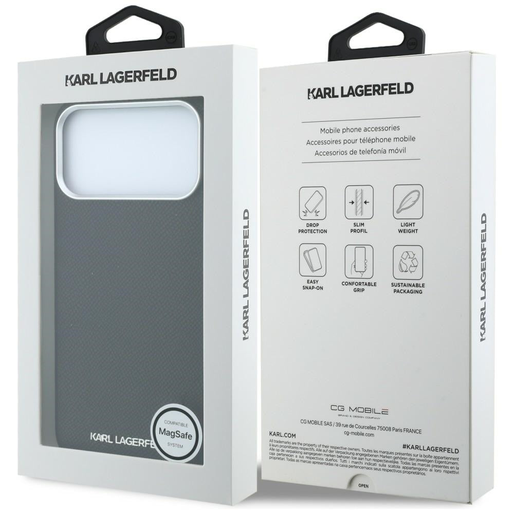 Husa de protectie Karl Lagerfeld compatibil cu iPhone 18 Pro Max / iPhone 17 Pro Max, Negru