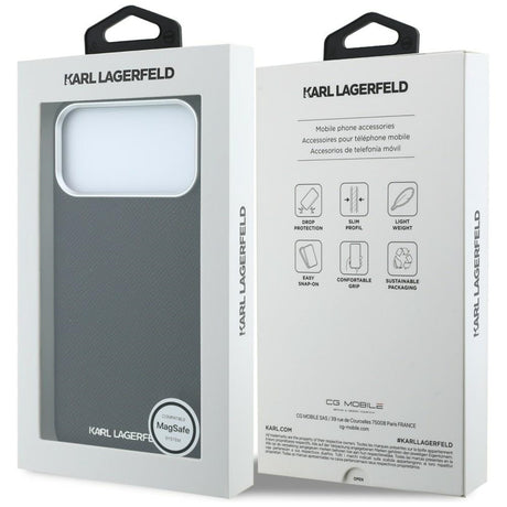 Husa de protectie Karl Lagerfeld compatibil cu iPhone 18 Pro Max / iPhone 17 Pro Max, Negru