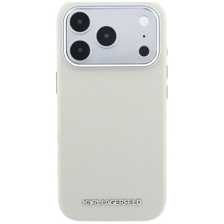 Husa de protectie Karl Lagerfeld compatibil cu iPhone 17 Pro Max / iPhone 18 Pro Max, Bej