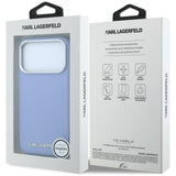 Husa de protectie Karl Lagerfeld compatibil cu iPhone 18 Pro Max / iPhone 17 Pro Max, Albastru