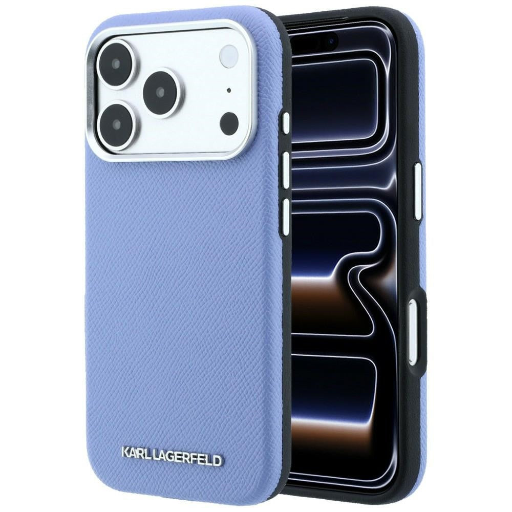 Husa de protectie Karl Lagerfeld compatibil cu iPhone 18 Pro Max / iPhone 17 Pro Max, Albastru