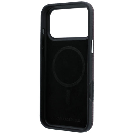 Husa de protectie Karl Lagerfeld compatibil cu iPhone 18 Pro Max / iPhone 17 Pro Max, Bordo