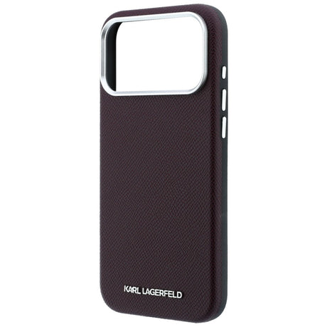 Husa de protectie Karl Lagerfeld compatibil cu iPhone 18 Pro Max / iPhone 17 Pro Max, Bordo