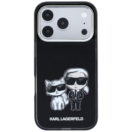 Husa de protectie Karl Lagerfeld compatibil cu iPhone 18 Pro / iPhone 17 Pro, Negru