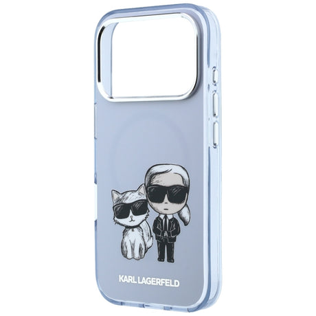 Husa de protectie Karl Lagerfeld compatibil cu iPhone 18 Pro / iPhone 17 Pro, Albastru
