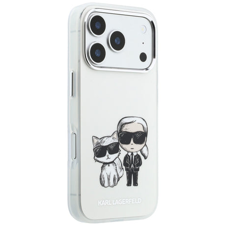 Husa de protectie Karl Lagerfeld compatibil cu iPhone 17 Pro Max / iPhone 18 Pro Max, Bej