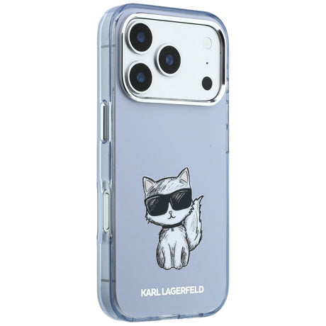 Husa de protectie Karl Lagerfeld compatibil cu iPhone 18 Pro Max / iPhone 17 Pro Max, Albastru