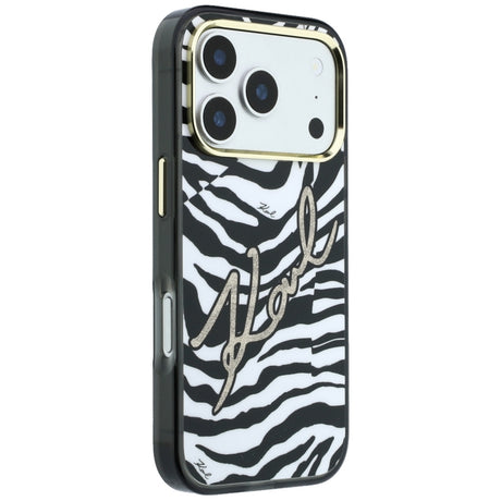 Husa de protectie Karl Lagerfeld compatibil cu iPhone 17 Pro / iPhone 18 Pro, Negru