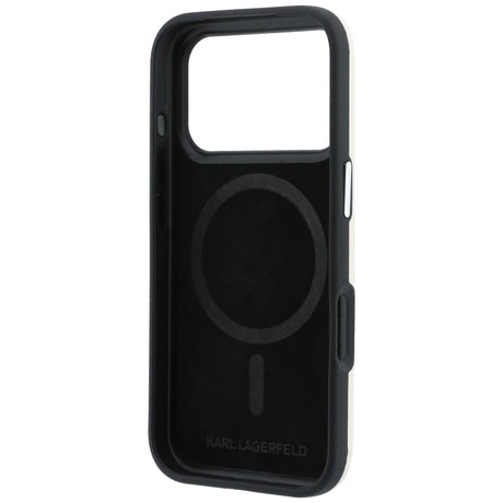 Husa de protectie Karl Lagerfeld compatibil cu iPhone 18 Pro / iPhone 17 Pro, Bej