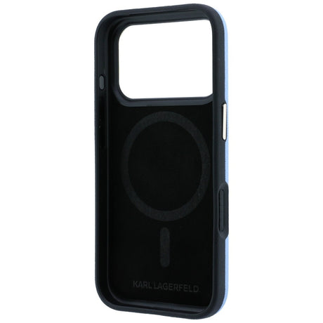 Husa de protectie Karl Lagerfeld compatibil cu iPhone 17 Pro Max / iPhone 18 Pro Max, Albastru