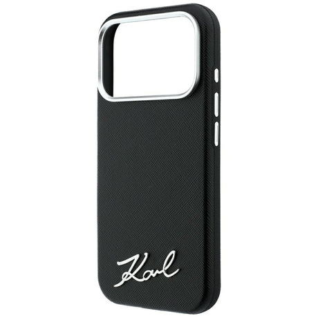 Husa de protectie Karl Lagerfeld compatibil cu iPhone 18 Pro Max / iPhone 17 Pro Max, Negru