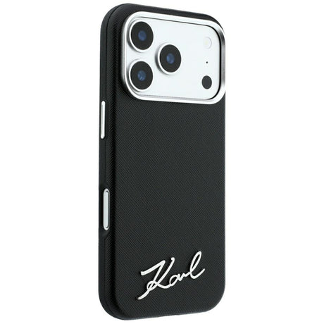 Husa de protectie Karl Lagerfeld compatibil cu iPhone 18 Pro Max / iPhone 17 Pro Max, Negru