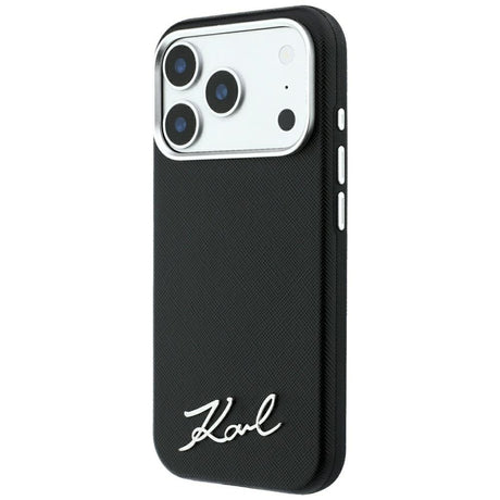 Husa de protectie Karl Lagerfeld compatibil cu iPhone 18 Pro Max / iPhone 17 Pro Max, Negru