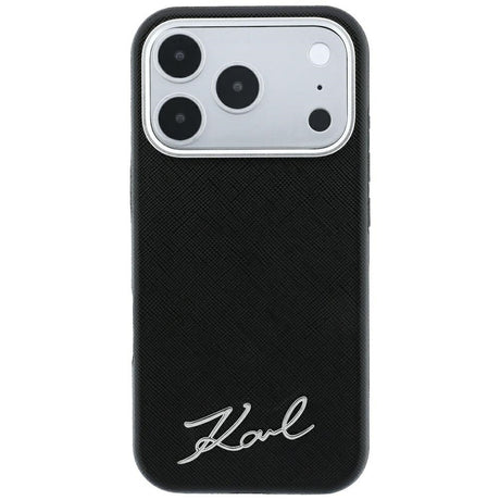 Husa de protectie Karl Lagerfeld compatibil cu iPhone 18 Pro Max / iPhone 17 Pro Max, Negru