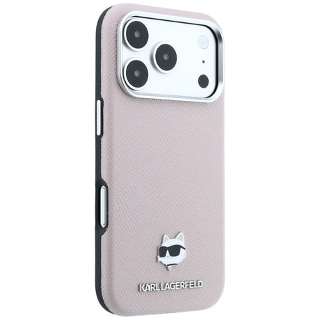 Husa de protectie Karl Lagerfeld compatibil cu iPhone 18 Pro / iPhone 17 Pro, Roz