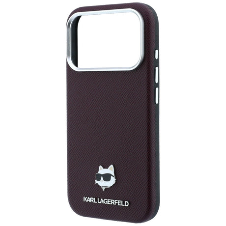 Husa de protectie Karl Lagerfeld compatibil cu iPhone 18 Pro / iPhone 17 Pro, Bordo