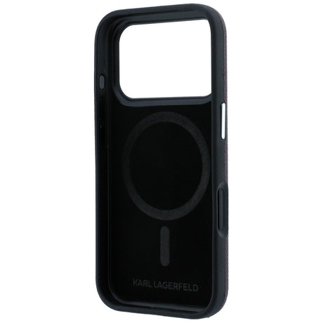 Husa de protectie Karl Lagerfeld compatibil cu iPhone 17 Pro Max / iPhone 18 Pro Max, Bordo