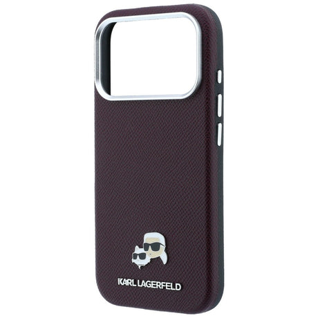 Husa de protectie Karl Lagerfeld compatibil cu iPhone 17 Pro Max / iPhone 18 Pro Max, Bordo