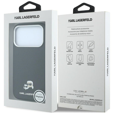Husa de protectie Karl Lagerfeld compatibil cu iPhone 18 Pro / iPhone 17 Pro, Negru