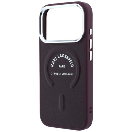 Husa de protectie Karl Lagerfeld compatibil cu iPhone 18 Pro / iPhone 17 Pro, Bordo