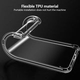Husa de protectie Techsuit Shockproof Clear Silicone compatibil cu Samsung Galaxy S26 FE / S25 FE, Transparent
