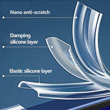 Husa de protectie Techsuit Shockproof Clear Silicone compatibil cu Samsung Galaxy S26 FE / S25 FE, Transparent