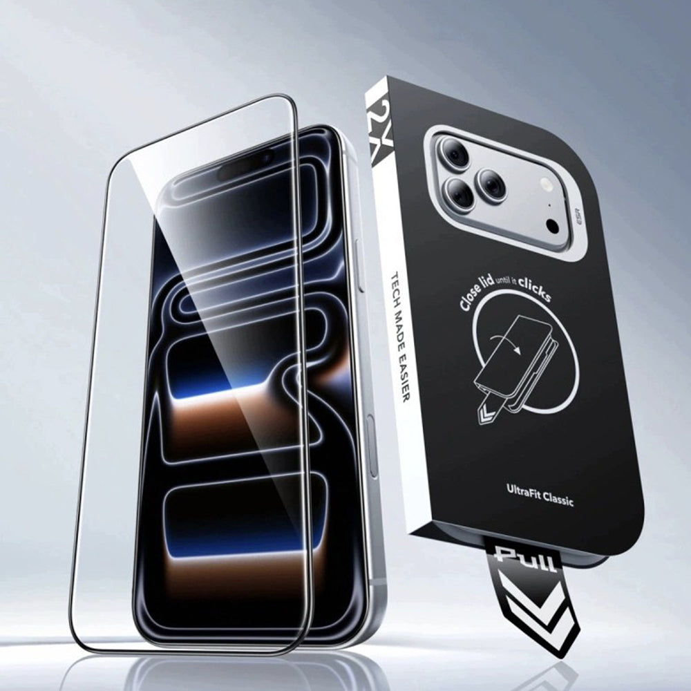 Folie de protectie ESR compatibil cu iPhone 17 Pro Max / iPhone 18 Pro Max, Negru