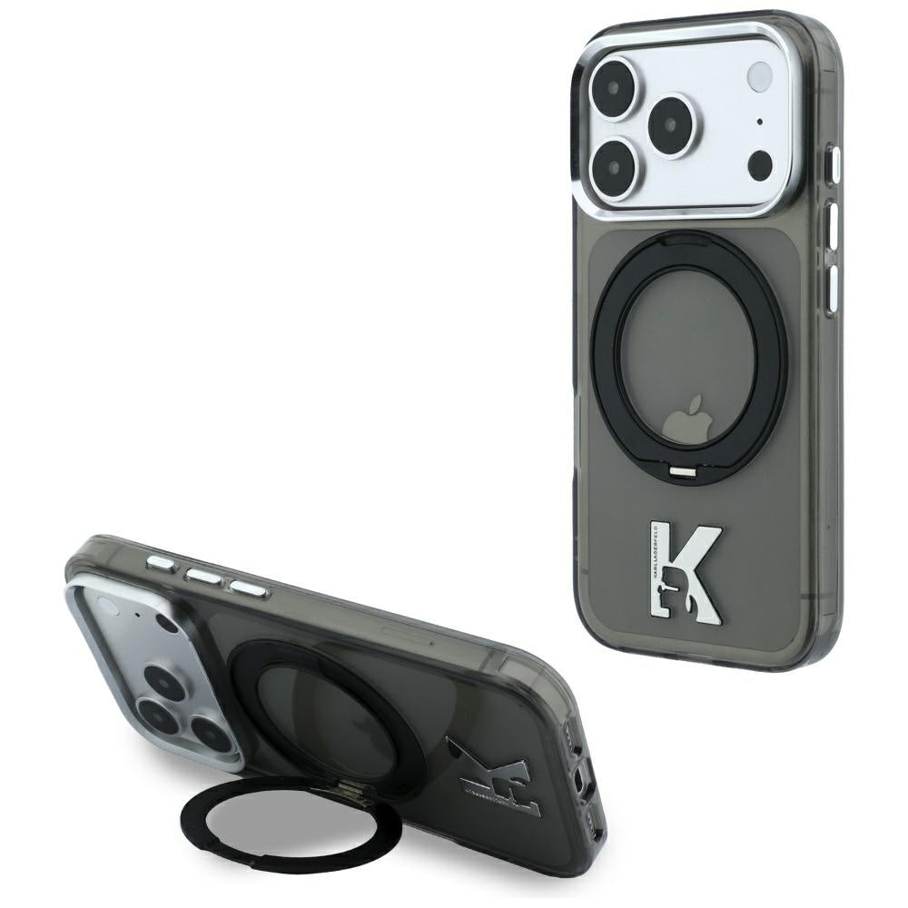 Husa de protectie Karl Lagerfeld compatibil cu iPhone 18 Pro / iPhone 17 Pro, Negru