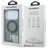 Husa de protectie Karl Lagerfeld compatibil cu iPhone 17 Pro Max / iPhone 18 Pro Max, Negru