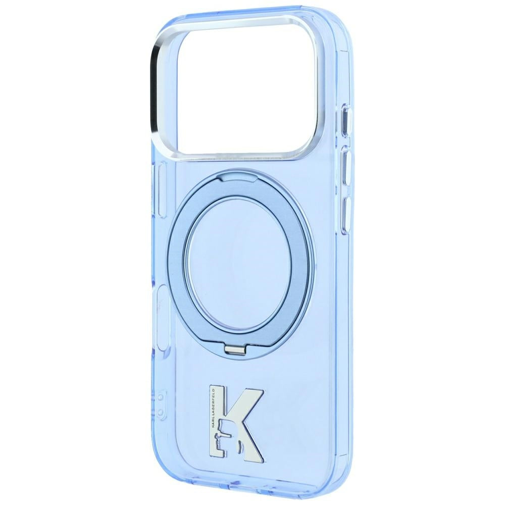 Husa de protectie Karl Lagerfeld compatibil cu iPhone 17 Pro Max / iPhone 18 Pro Max, Albastru