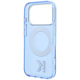 Husa de protectie Karl Lagerfeld compatibil cu iPhone 18 Pro / iPhone 17 Pro, Albastru