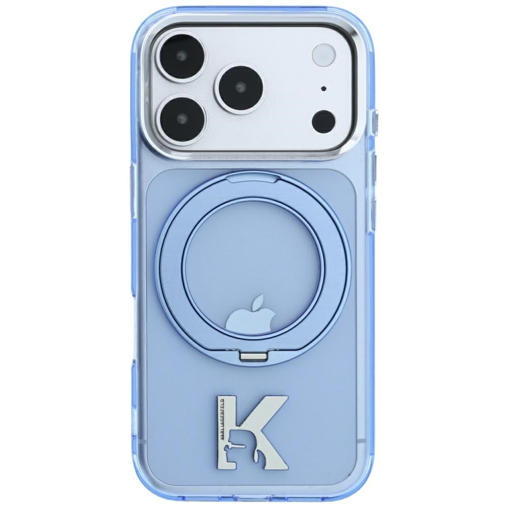 Husa de protectie Karl Lagerfeld compatibil cu iPhone 18 Pro / iPhone 17 Pro, Albastru