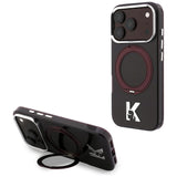 Husa de protectie Karl Lagerfeld compatibil cu iPhone 17 Pro / iPhone 18 Pro, Bordo